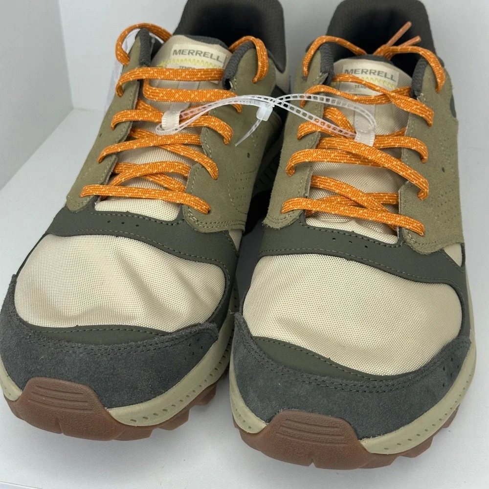 Merrell Mens Shoes 13 Green Excellent J038729 Tempo Sol Trail Hiking Gorpcore